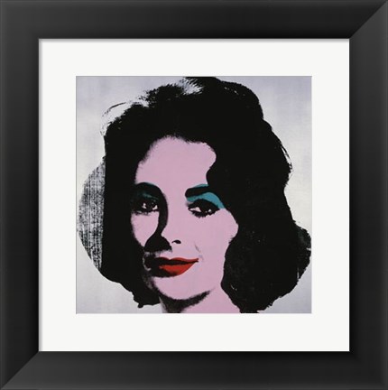 Framed Liz, 1963 Print