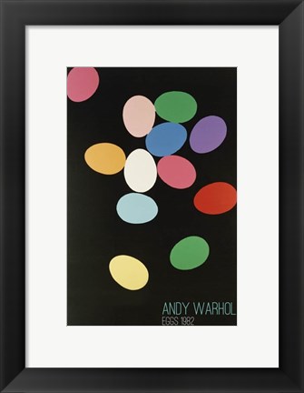 Framed Eggs, 1982 (multi) Print