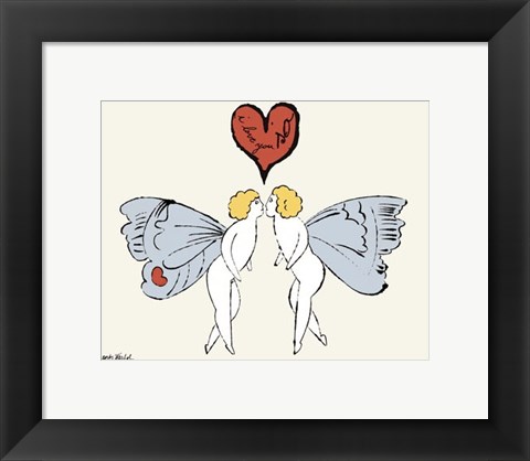 Framed I Love You So, c. 1958 (angel) Print