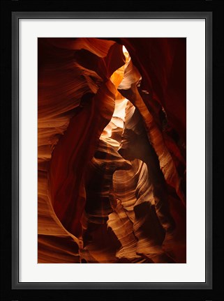 Framed Shaft of Light, Upper Antelope Canyon 2 Print