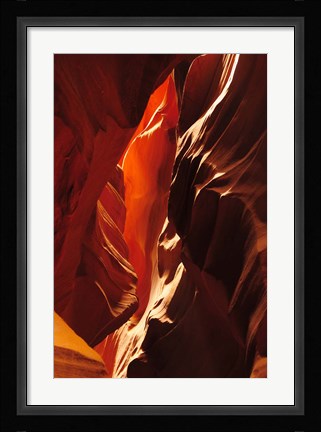 Framed Slot Canyon, Upper Antelope Canyon, Arizona Print