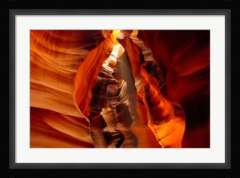 Framed Slot Canyon, Upper Antelope Canyon, Page, Arizona Print