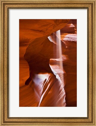 Framed Antelope Canyon Sandstone Formation Print