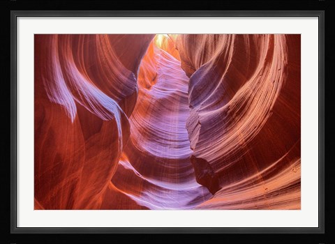 Framed Antelope Canyon, Navajo Tribal Park III Print