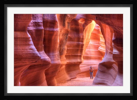Framed Antelope Canyon, Navajo Tribal Park IV Print