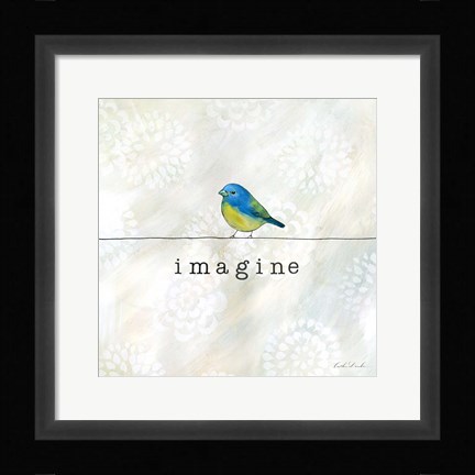 Framed Birds of a Feather Square IV Print