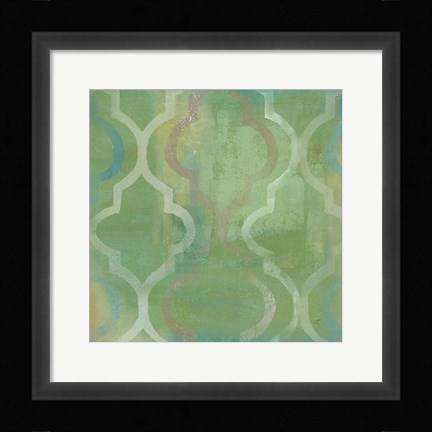 Framed Quatrefoil II Print