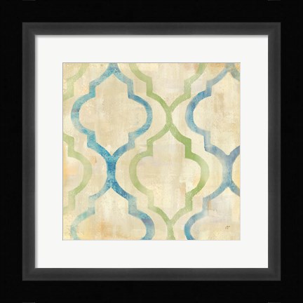 Framed Quatrefoil III Print
