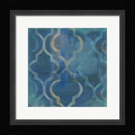 Framed Quatrefoil IV Print