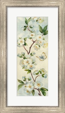 Framed Cherry Bloom Panel I Print