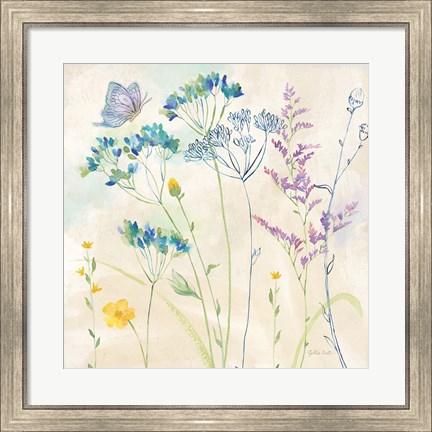 Framed Wildflower Garden II Print