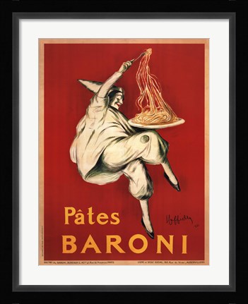 Framed Pates Baroni, 1921 Print