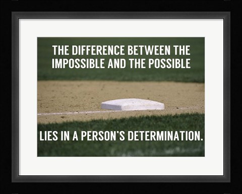 Framed Impossible and the Possible Print