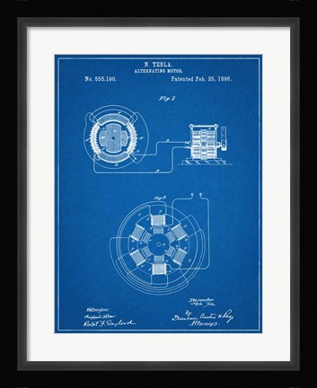 Framed Alternating Motor B Print
