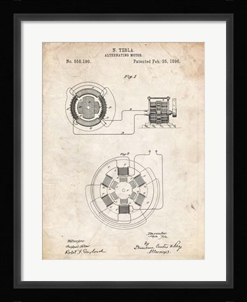 Framed Alternating Motor C Print