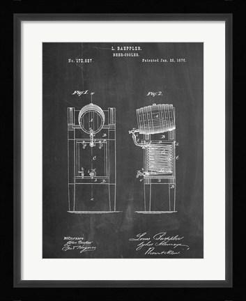 Framed Beer Cooler Print