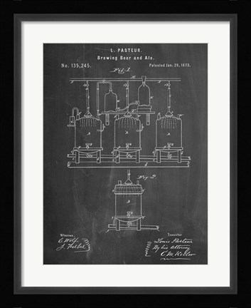 Framed Brewing Print