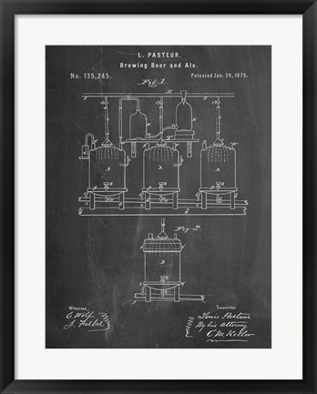 Framed Brewing Print