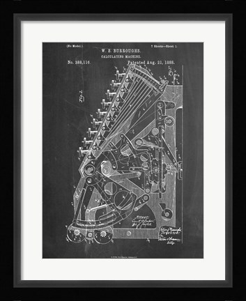 Framed Calculator Print