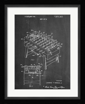 Framed Fooseball Print
