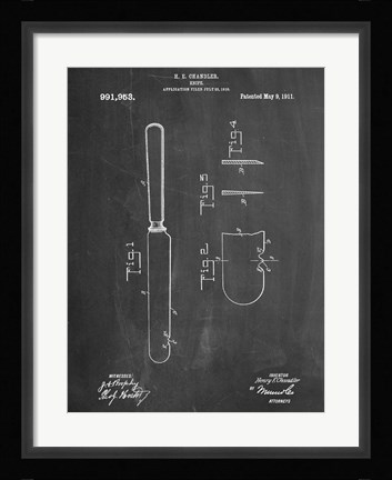 Framed Knife Print