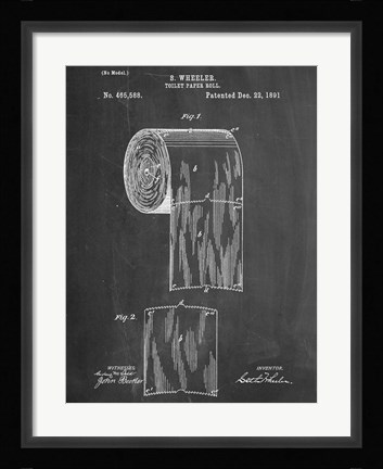 Framed Sanitary Paper Print
