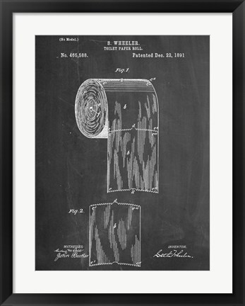 Framed Sanitary Paper Print