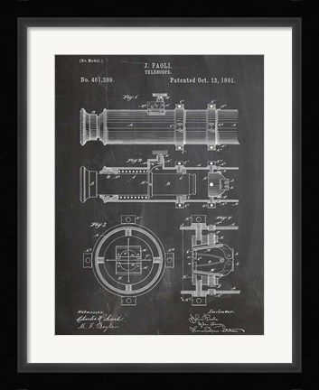 Framed Telescope Print