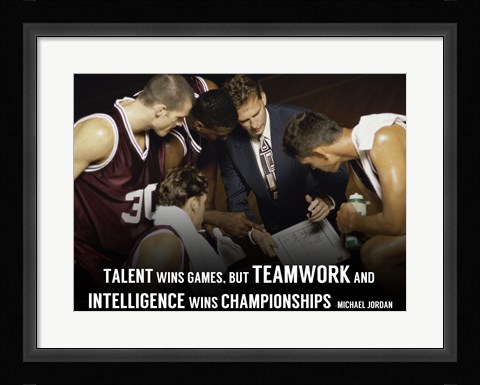 Framed Teamwork Print