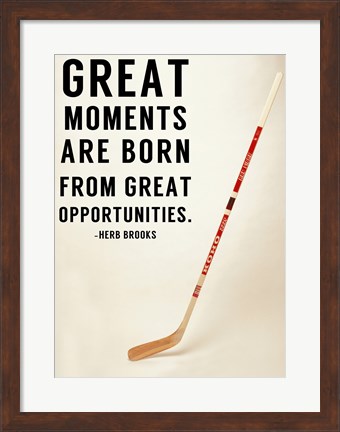Framed Great Moments Print