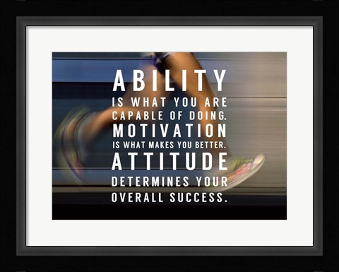 Framed Ability Print