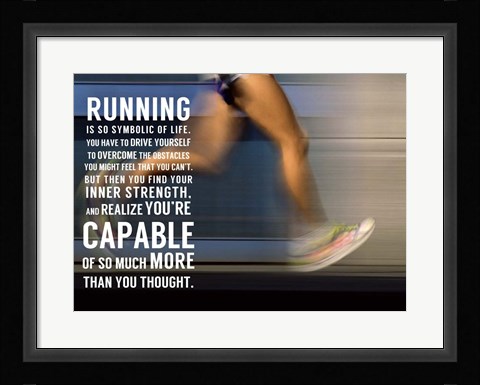 Framed Running Print