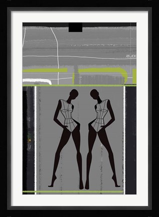 Framed Fashion Dance Print