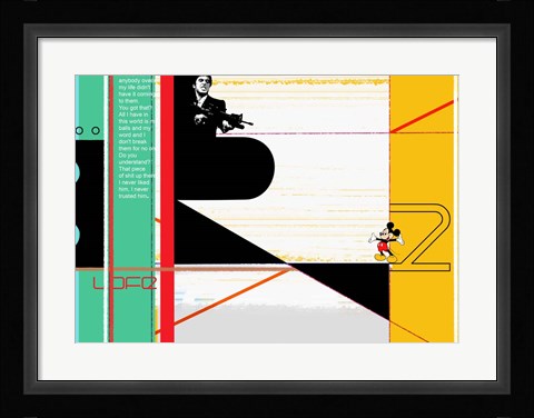 Framed Scarface Print