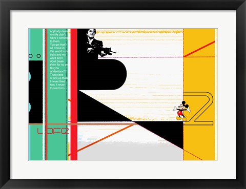 Framed Scarface Print