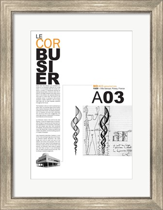 Framed Le Corbusier Print