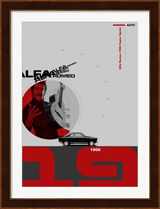 Framed Alfa Romeo 1 Print