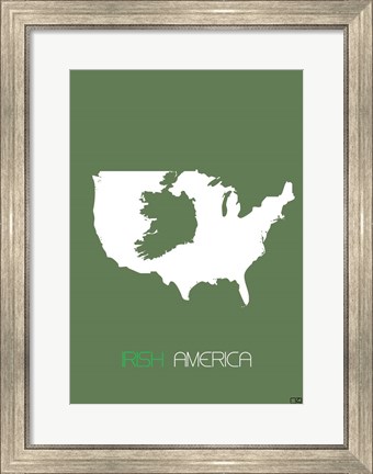 Framed Irish America Print