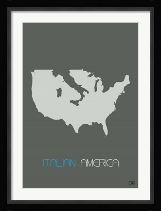 Framed Italian America Print