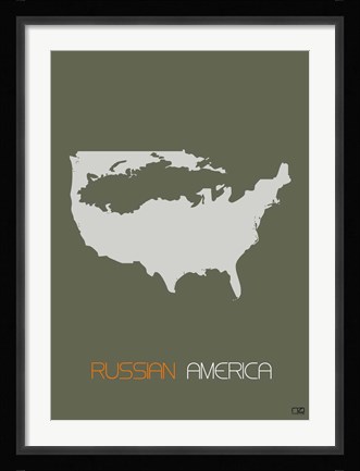 Framed Russian America Print