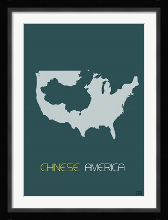 Framed Chinese America Print