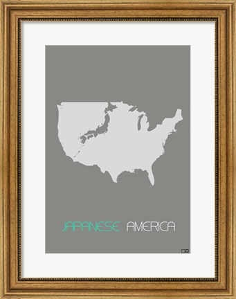 Framed Japanese America Print