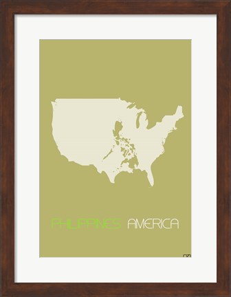 Framed Philippines America Print