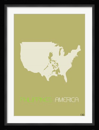 Framed Philippines America Print