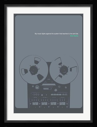 Framed Bob Marley Quote Print