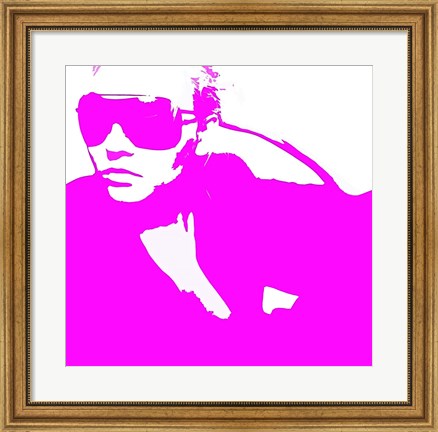 Framed Niki Pink Print