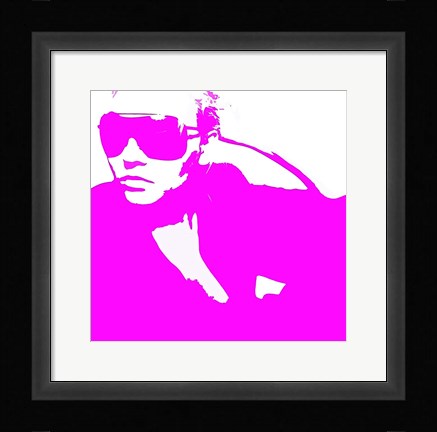 Framed Niki Pink Print