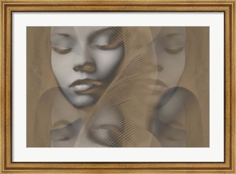 Framed Grey Beauty Print