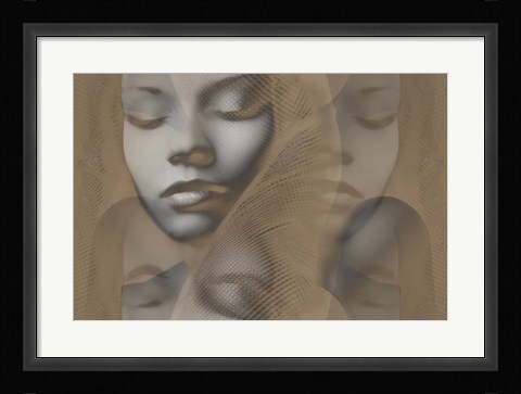 Framed Grey Beauty Print