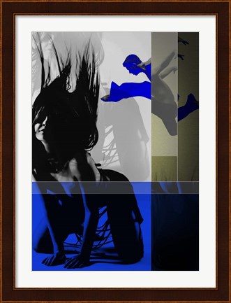 Framed Blue Romance Print
